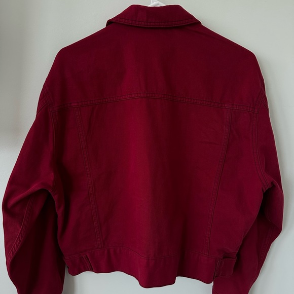 Red Denim Jacket - Picture 2 of 4